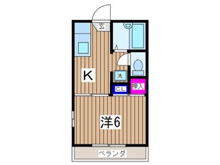 グリ－ンハイツの物件間取画像